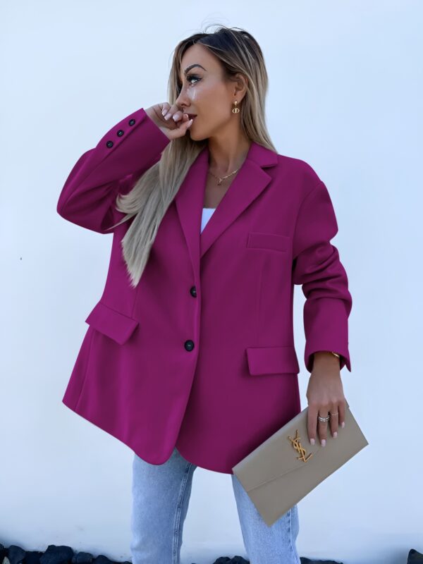 Παλτό blazer με κουμπιά